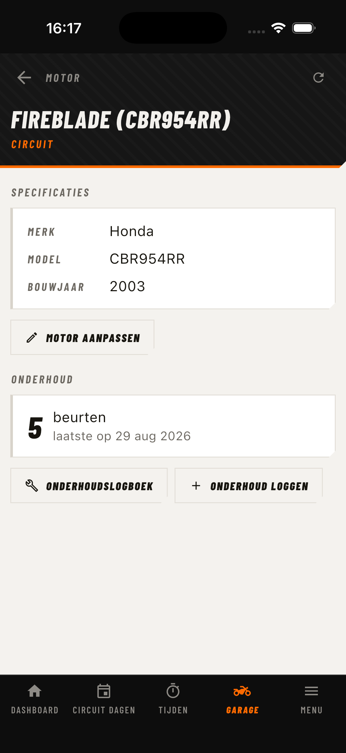 screenshot van de Paddoq-app